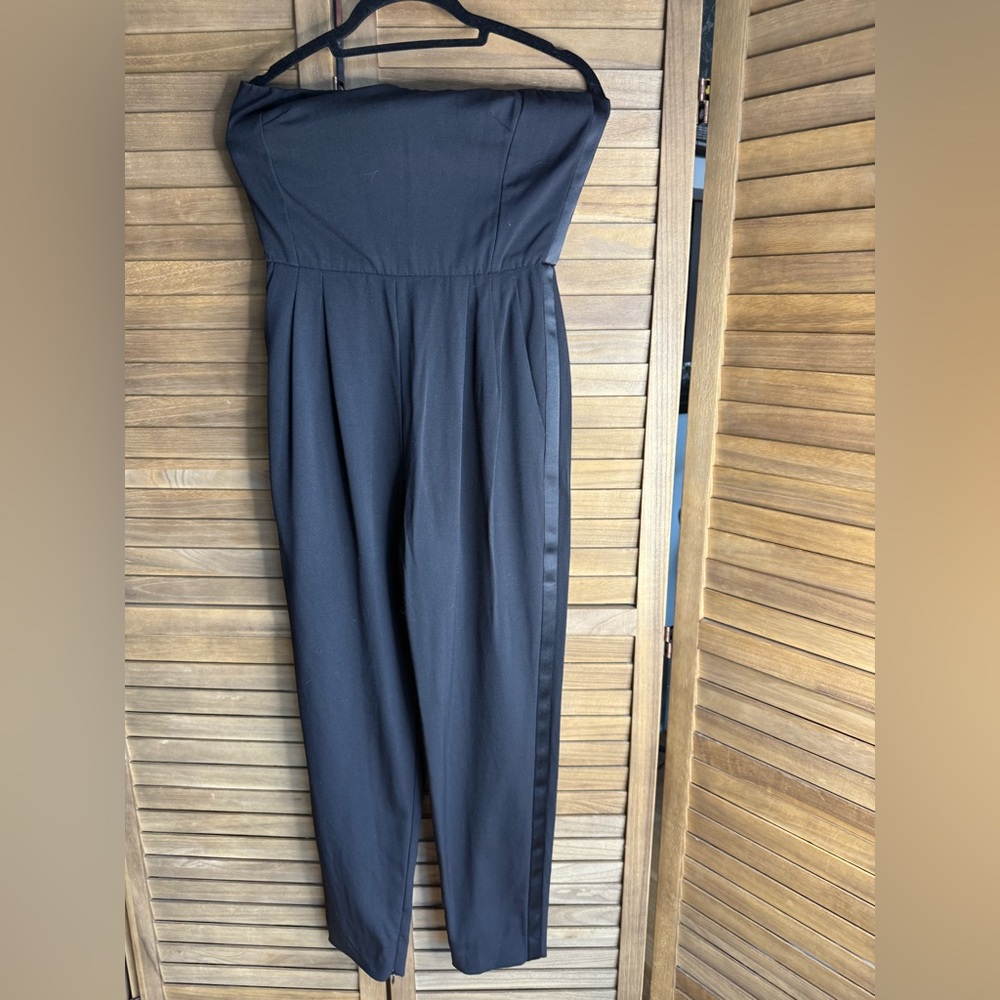 MaxMara Strapless Black Jumpsuit